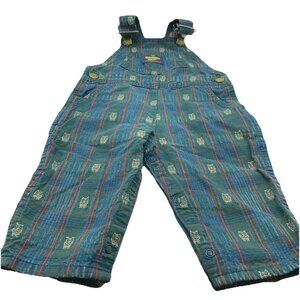 Vintage OshKosh B’Gosh Owl Overalls Infant Unisex Size 18 Months Made in Canada